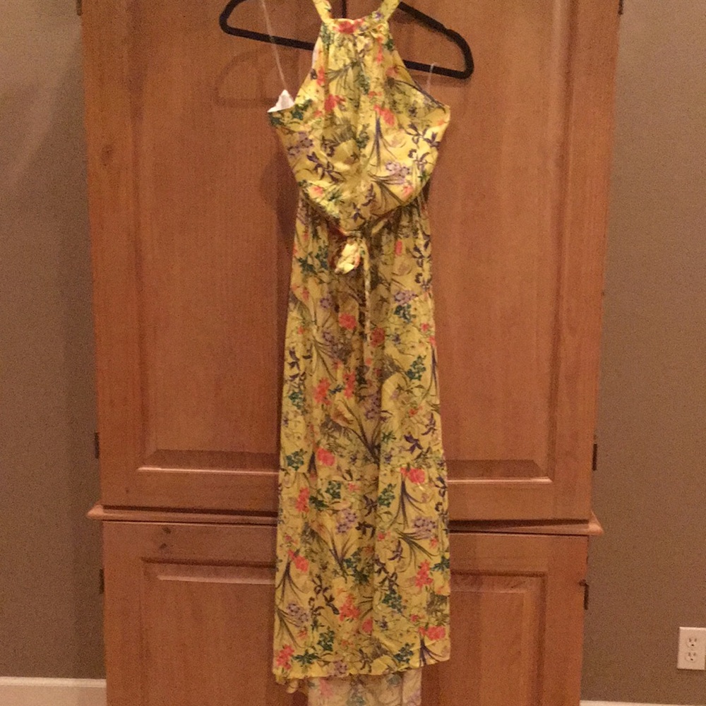 Nine Eight Halter High/Low Maxi Sundress